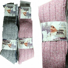 3 pairs of Ladies Long Thick Wool Thermal Boot Walking Hiking Winter Warm Socks